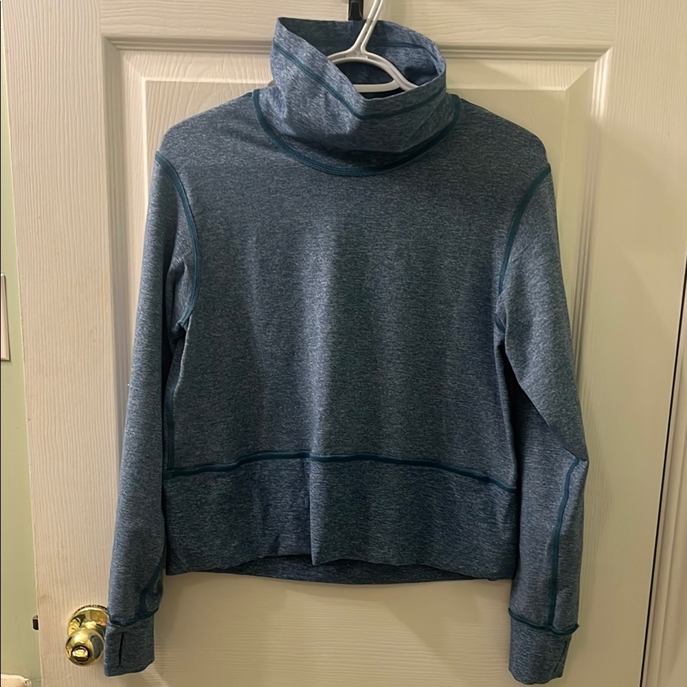 Lululemon Blue Turtleneck Sweater